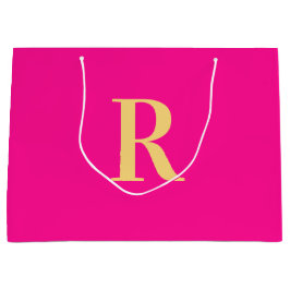 Shock rosa Monogram - enkel modern