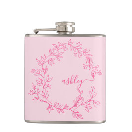 Shock rosa Monogram Girl's Bachelorette Party Fickplunta