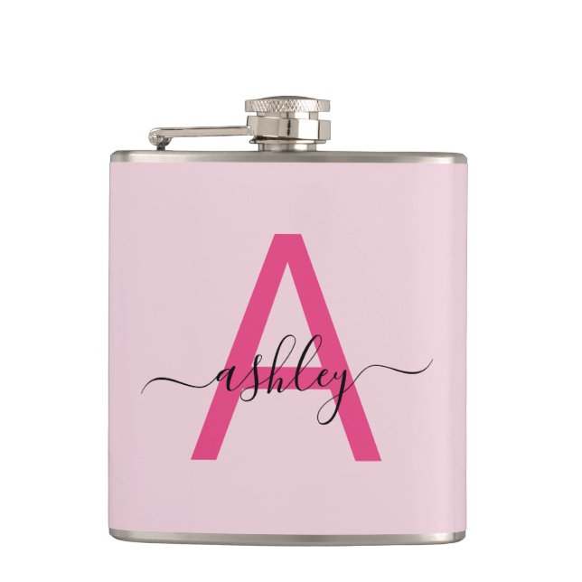 Shock rosa Monogram Girl's Bachelorette Party Fickplunta (Framsidan)