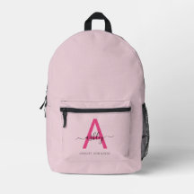 Shock rosa Monogram Girl's Back to school