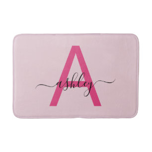 Shock rosa Monogram Girl's Room Badrumsmatta