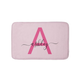 Shock rosa Monogram Girl's Room Badrumsmatta