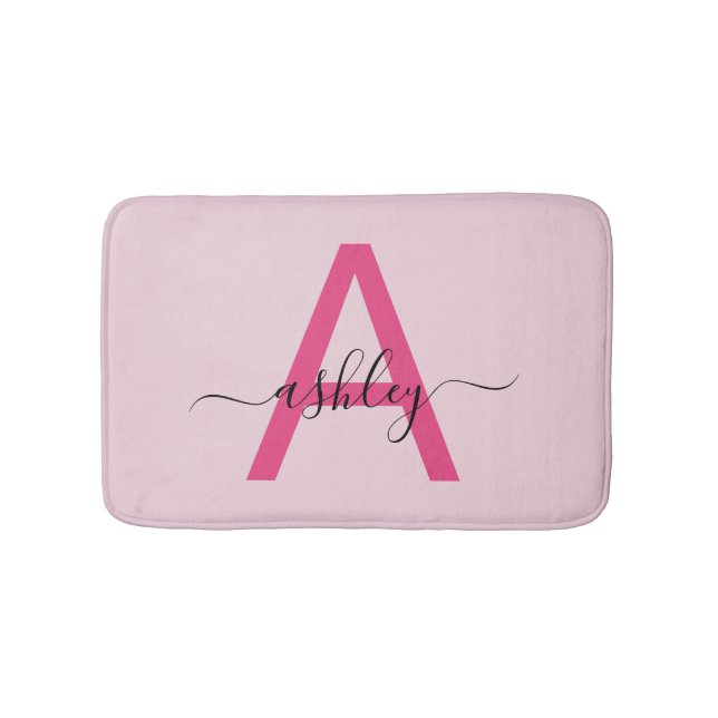 Shock rosa Monogram Girl's Room Badrumsmatta (Framsidan)