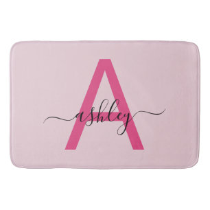 Shock rosa Monogram Girl's Room Badrumsmatta