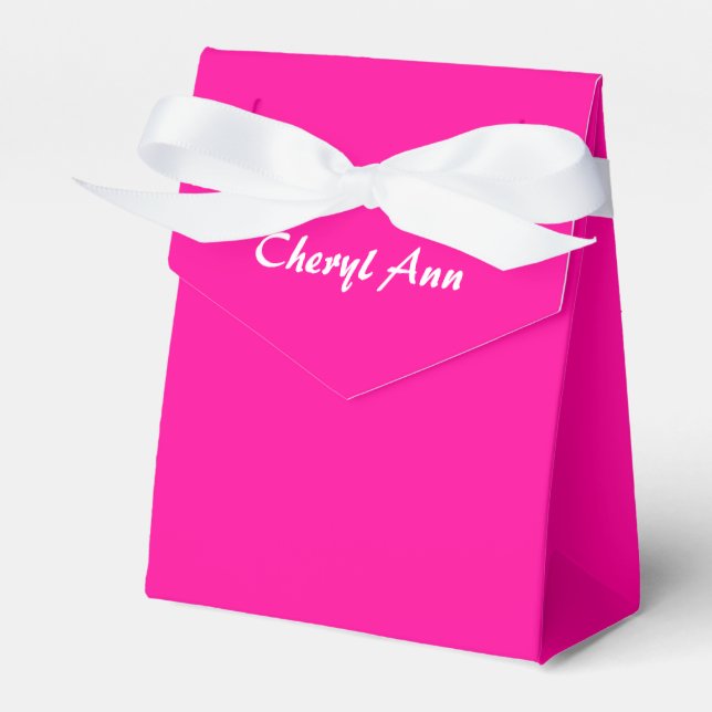 Shock rosa Monogram Presentaskar (Framsidan Sidan)