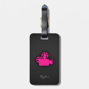 Shock rosa Movie Camera Bagagebricka
