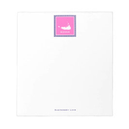 Shock rosa Nantucket (Sconset) Zip Code Note Pad Anteckningsblock