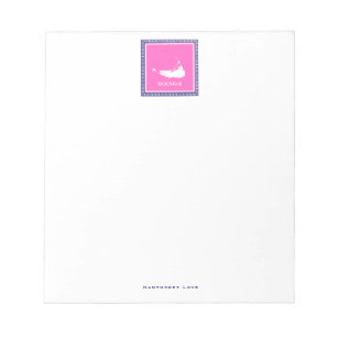 Shock rosa Nantucket (Sconset) Zip Code Note Pad Anteckningsblock