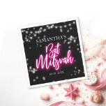 Shock rosa Neon-Thned-Bat mitzvah Pappersservett<br><div class="desc">Vi är glada över att kunna presentera vår moderna kalligrafi, nyinspirerad svit för en glöd Pub eller Bat mitzvah! Den här roligten innehåller allt du behöver, från blöjor och pappert tallrikar till välkomstskylt och mycket annat. Om du har några frågor eller behöver hjälp med att anpassa dig, skicka bara ett...</div>