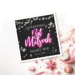 Shock rosa Neon-Thned-Bat mitzvah Pappersservett<br><div class="desc">Vi är glada över att kunna presentera vår moderna kalligrafi, nyinspirerad svit för en glöd Pub eller Bat mitzvah! Den här roligten innehåller allt du behöver, från blöjor och pappert tallrikar till välkomstskylt och mycket annat. Om du har några frågor eller behöver hjälp med att anpassa dig, skicka bara ett...</div>