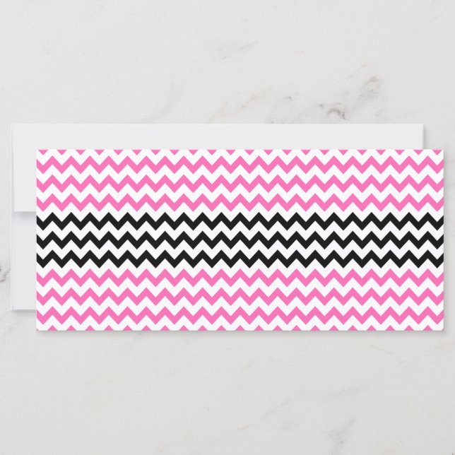 Shock rosa och Black Chevron av Shirley Taylor (Framsida)