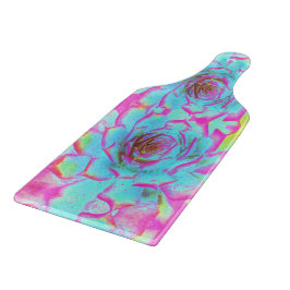 Shock rosa och Blue Succulent Sedum Rosette