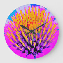 Shock rosa och Gult för abstrakt makro