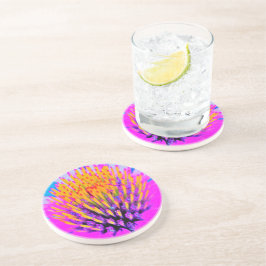 Shock rosa och Gult för abstrakt makro Underlägg