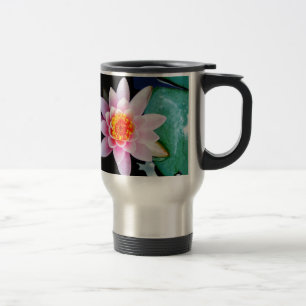 Shock rosa och orange Lotus vatten lily-blomma Resemugg
