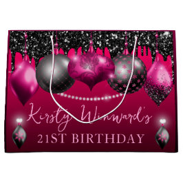 Shock rosa och svart jul - prydnadsdag