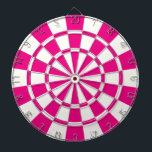 shock rosa och vitt darttavla<br><div class="desc">shock rosa- och Vita Dart Board</div>