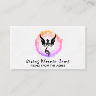 *~* Shock rosa Ombre Ring of Fire Black Phoenix Visitkort