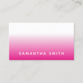 Shock rosa Ombre Visitkort