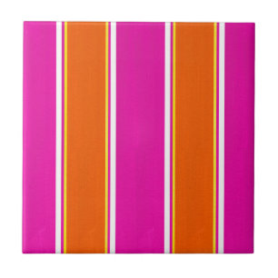 Shock rosa Orange Cabana Rand Kakelplatta