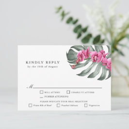 Shock rosa Orchids Tropical OSA with Entree Kort