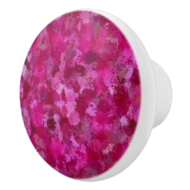 Shock rosa Paint Bollar Knopp (Höger)