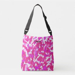 Shock rosa Personlig Artists Crossbody Bag Axelväska