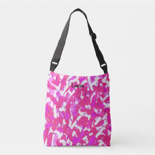 Shock rosa Personlig Artists Crossbody Bag Axelväska
