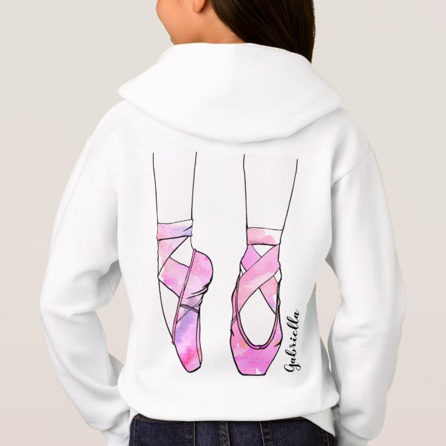 Shock rosa Personlig Ballet T Shirt (Baksida)