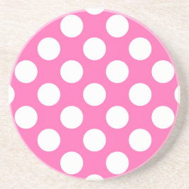 Shock rosa Polka dots Underlägg