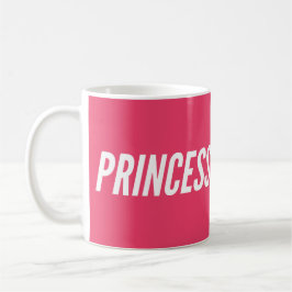Shock rosa Princess Kaffemugg