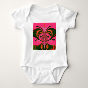 Shock rosa Red Golden Grönt T Shirt