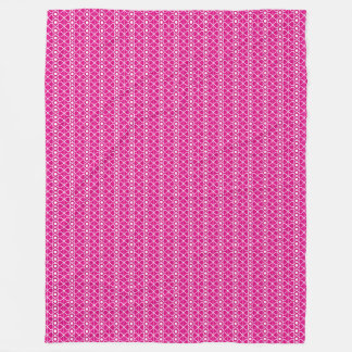 Shock rosa Retro Geometric Fleece Blanket