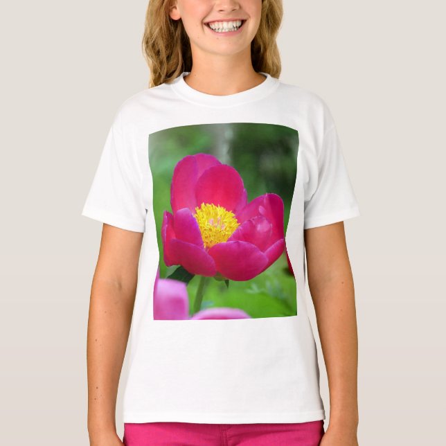 Shock rosa Ro T Shirt (Framsida)