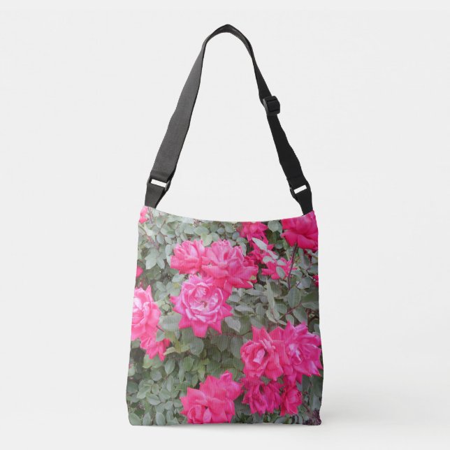 Shock rosa Ro Tote Bag Axelväska (Framsida)
