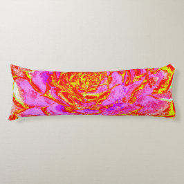 Shock rosa, Röd och Gult Succulent Sedum Rosette Kroppskudde