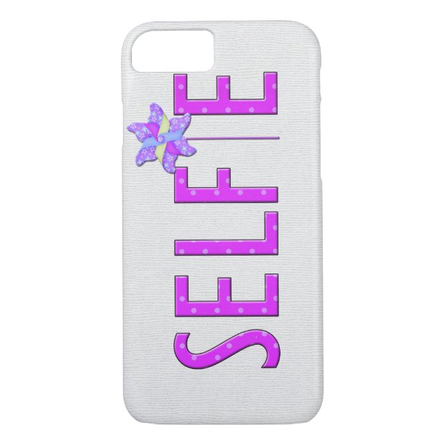 Shock rosa Selfie Case-Mate iPhone Skal (Baksida)