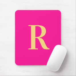 Shock rosa Simple Modern Monogram Musmatta