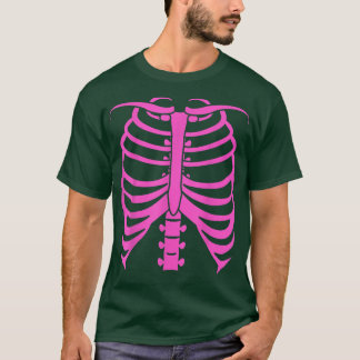 Shock rosa Skeleton Tshirt T Shirt