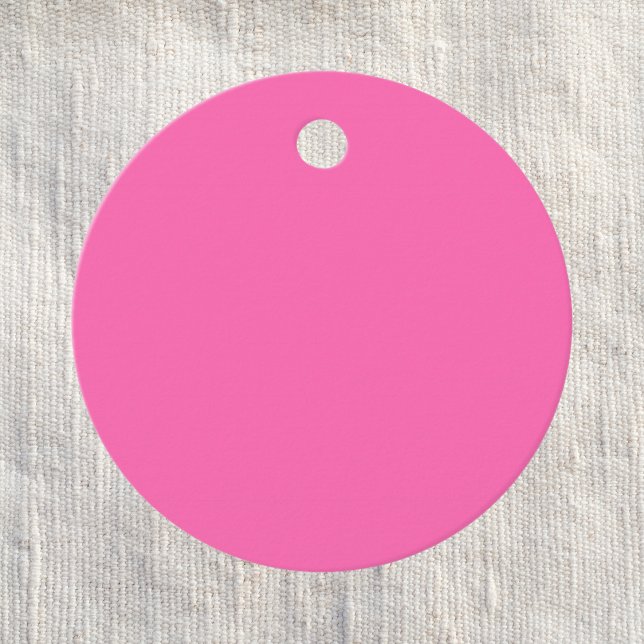 Shock rosa Solid Färg Gåvor Etiketter (Skapare uppladdad)