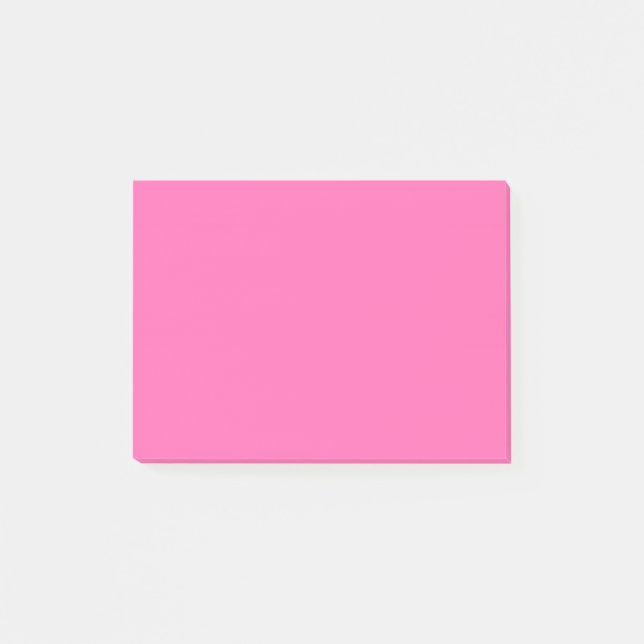 Shock rosa Solid Färg Post-it Block (Framsida)
