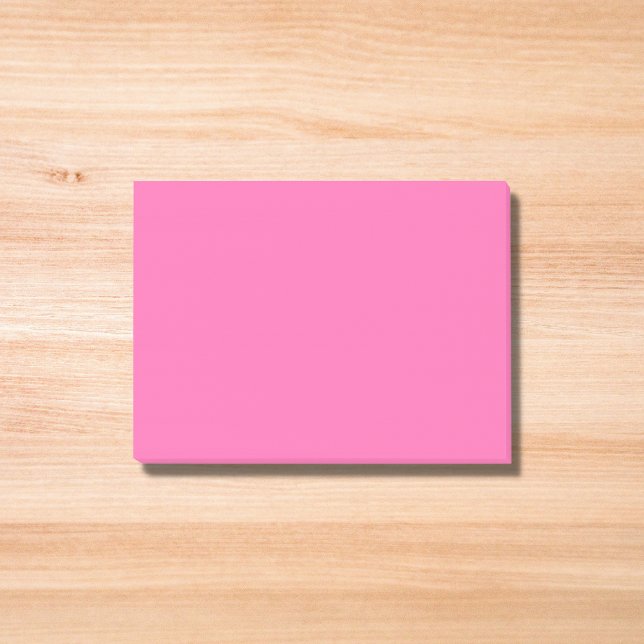 Shock rosa Solid Färg Post-it Block (Skapare uppladdad)