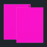 Shock rosa Solid Färg Vykort<br><div class="desc">Postcard Postal Greeting Note Post Card printed with Hot Pink Solid Color artwork design illustration by TheFabricSeal at Zazzle.com #Zazzle Made https://www.zazzle.com/store/thefabricseal This beautiful and very pretty bright hot pink color was taken from our design and products collection titled Rainbow Colors Patchwork Geometric Repeat Pattern. Perfect for mixing and matching...</div>