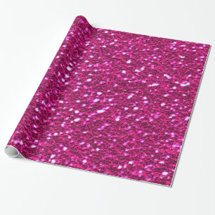 Shock rosa Sparkly Glittery Girly Presentpapper