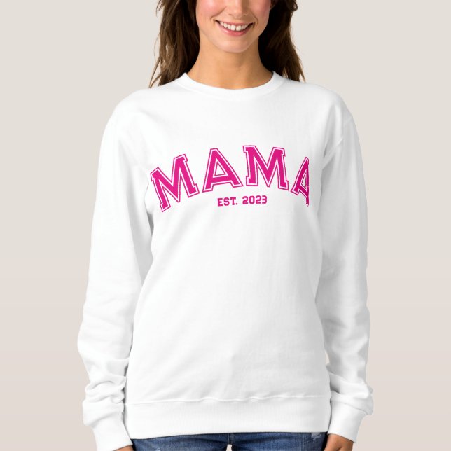 Shock rosa Sports Stil-disposition, Mamma T Shirt (Framsida)
