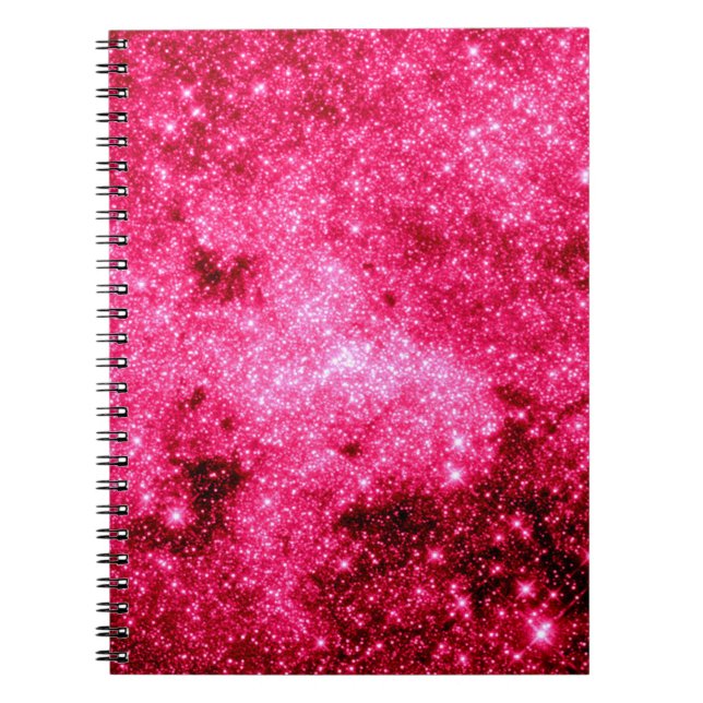 Shock rosa Stars Anteckningsbok (Framsidan)