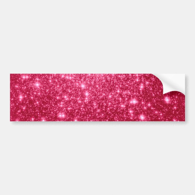Shock rosa Stars Bildekal (Framsidan)