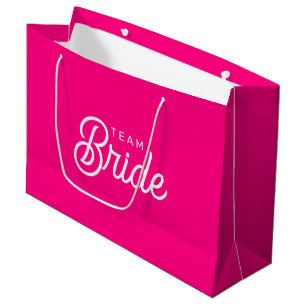 Shock rosa Team Bride Anpassningsbar Gift-paket