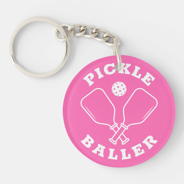 Shock rosa trendig Pickle Baller (Framsidan)