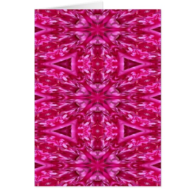 Shock rosa Triangles Hälsningskort (Framsidan)